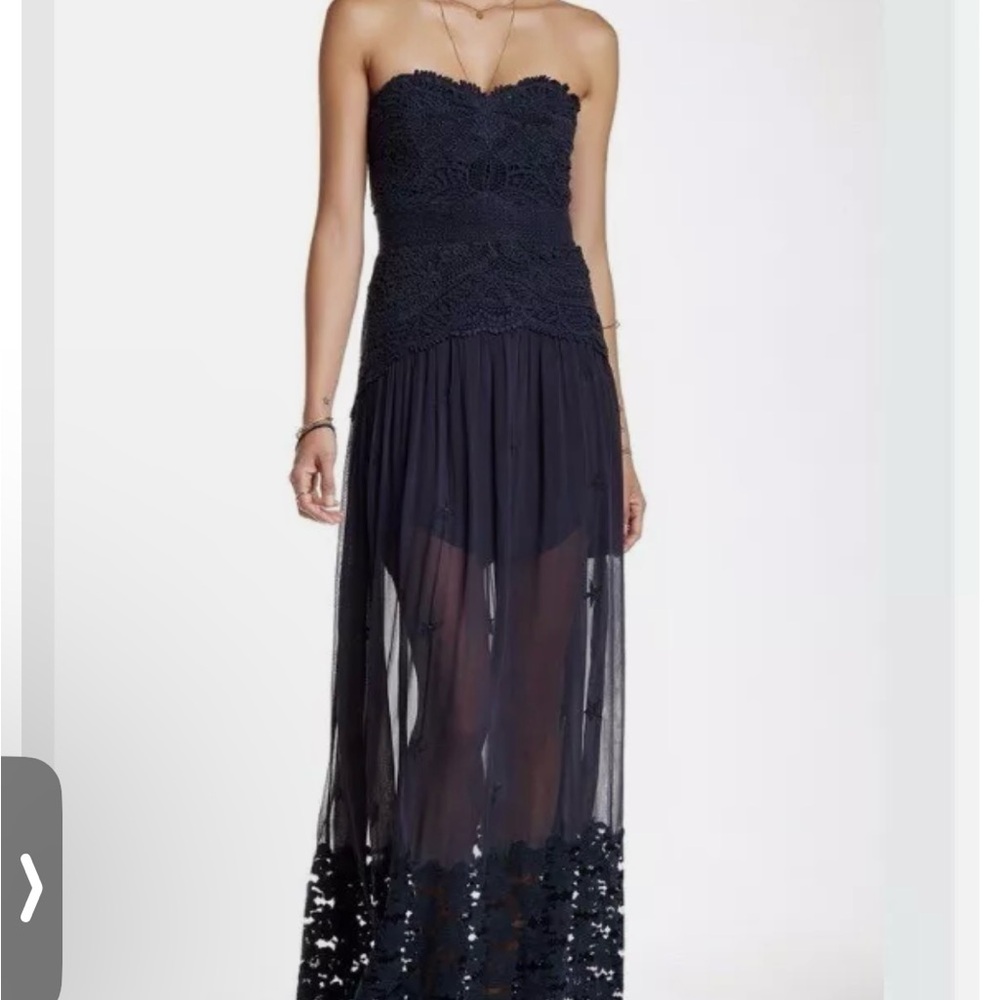 Free People Monarch strapless dress never worn